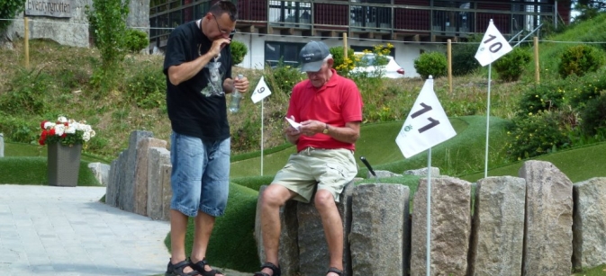 Temps de jeu mini golf